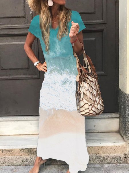 

Dritto Gonna Casuale, Come immagine, Maxi Dresses
