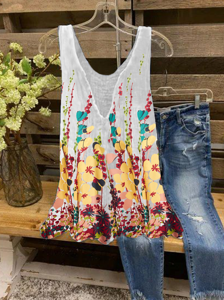 

Dritto Casuale Camicie & Top, Bianco, Tank Top