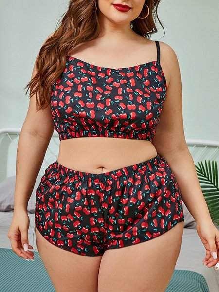 

Shift Short Sleeve Shorts Sets, Black, Loungewear & Sleepwear