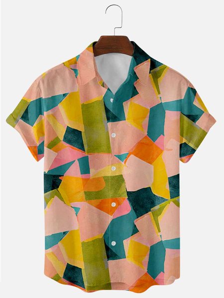 

Geometric Casual Shirts & Tops, Color, Shirts
