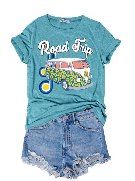 

Road Trip Women's T-Shirt, Turquoise, T-shirts