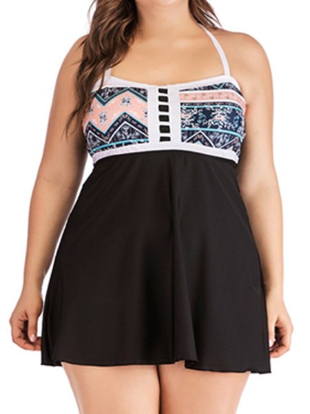 

Off Shoulder Tribal Holiday One piece, Flower, swimwear>>One-Pieces