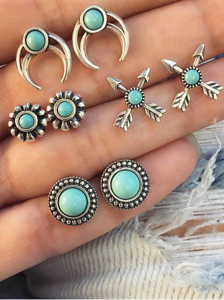 

Casual Earrings, Silver, Accessories