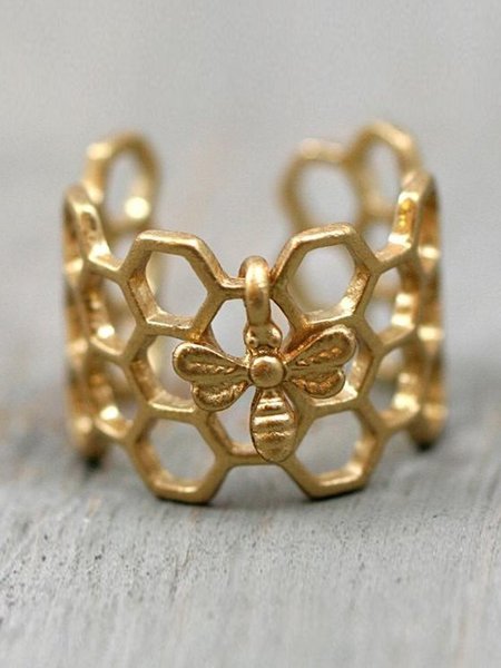 

Vintage Casual Rings, Golden, Others