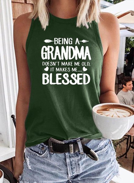 

Grandma Tank Top, Dark green, Tank Tops