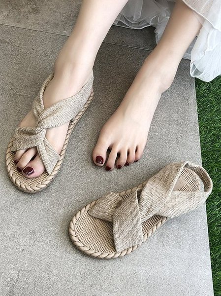 

Summer Sandals, White, Shoes