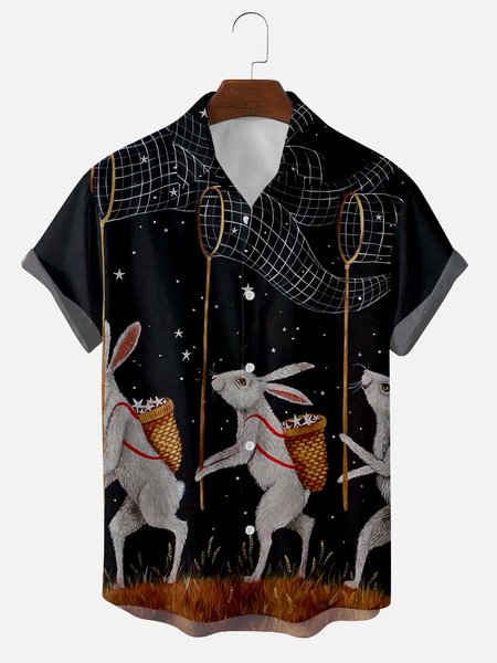 

Cotton-Blend Shirts & Tops, Green, Men's shirts