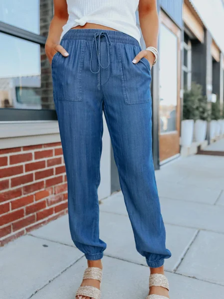 

Denim Jeans, Purplish blue, Pants
