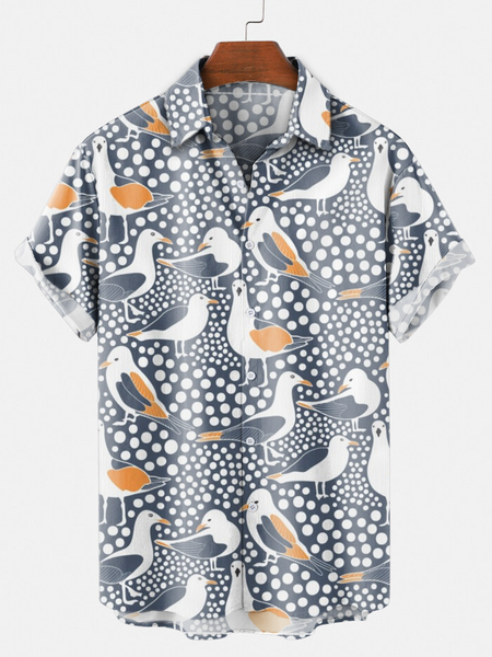 

Shirt Collar Casual Shirts & Tops, Green, Shirts