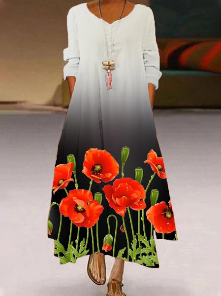 

Nuovo Donna Chic taglia grande Vintage Bohemian Dritto senza maniche Vintage Gonna Casuale, Rosso, Maxi Dresses