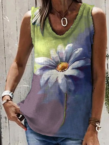 

Floreale Casuale Stampato Floreale Top, Multicolore, Blouses & Shirts