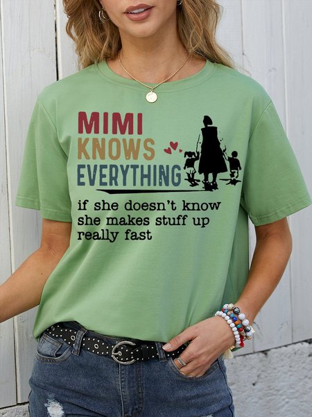 

Mimi Knows Everything Women's T-Shirt, Army green, T-shirts
