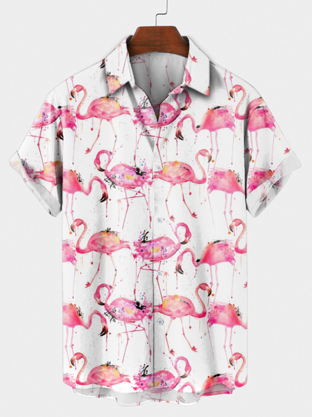 

Casual Shirt Collar Shirts & Tops, Pink, Shirts