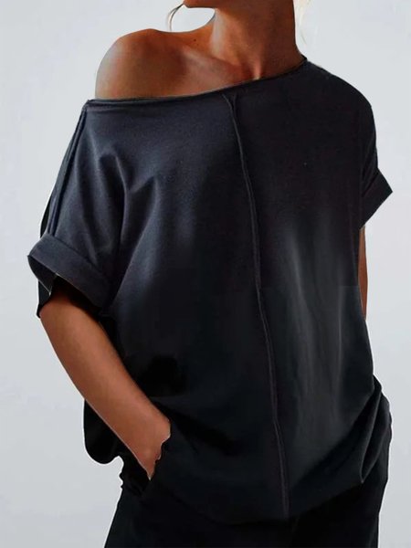 

Vintage Shift Short Sleeve T-shirt, Black, Auto-Clearance