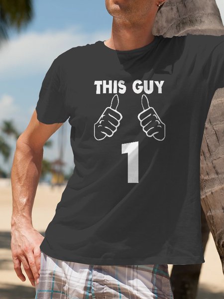 

This Guy 1 Graphic Tee, Deep gray, T-shirts