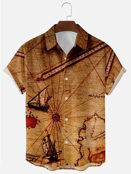 

Shirt Collar Shirts & Tops, Color1, Men's Tops