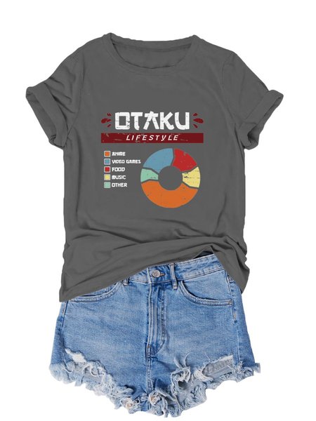 

Otaku Lifestyle Women's T-Shirt, Gray, T-shirts