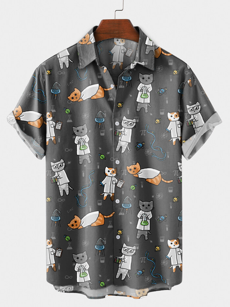 

Casual Shirts, Black, Men's Floral shirt