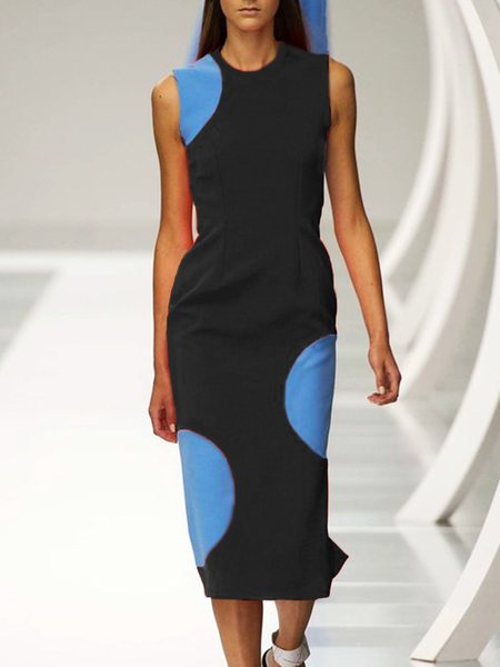 

Abito a pois Casuale, Nero, Dresses