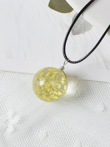 

Alloy Necklaces, Yellow, Accessories