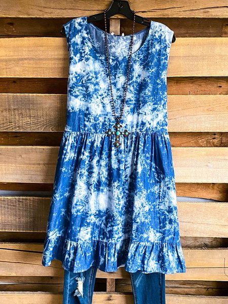 

Fashion Printed Casual Top, As picture, Tank Tops