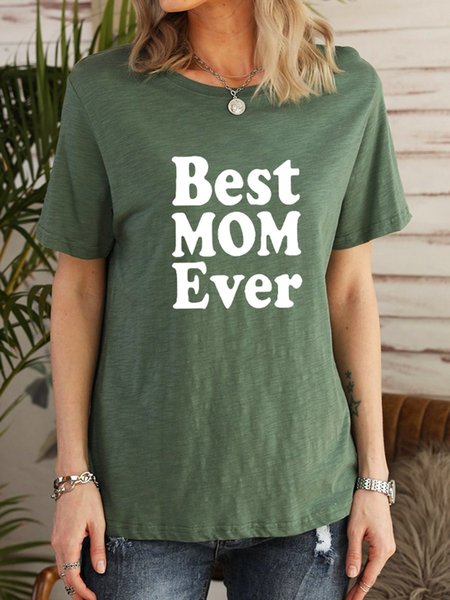 

Best Mom Ever Graphic Tee, Army green, T-shirts