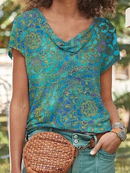 

Cotone Casuale Dritto Top, Come immagine, Blouses & Shirts