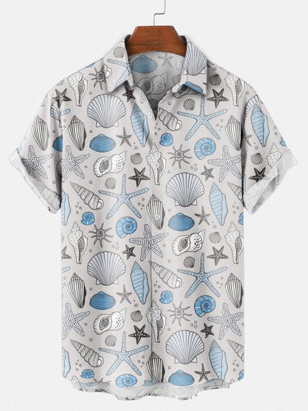 

Casual Geometric Shirts & Tops, Gray, Shirts