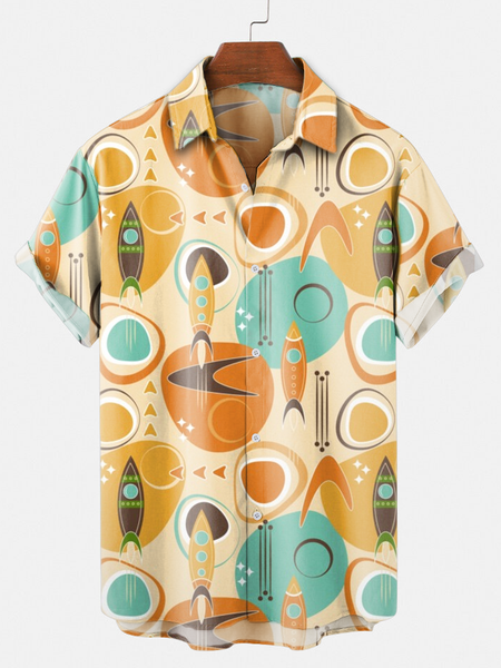 

Casual Shirts & Tops, Yellow, Men's Floral shirt