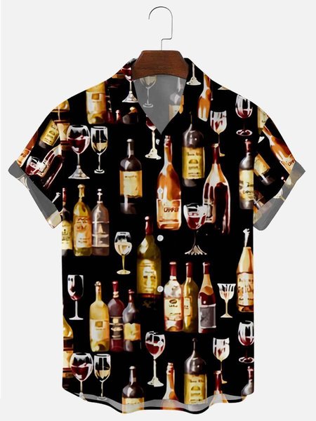 

Oversized Fit Short Sleeve Casual Shirt for Men, Color2, Shirts