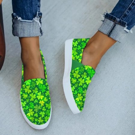 

Flat Heel Athletic & Casual Shoes, Green, Athletic & Casual Shoes