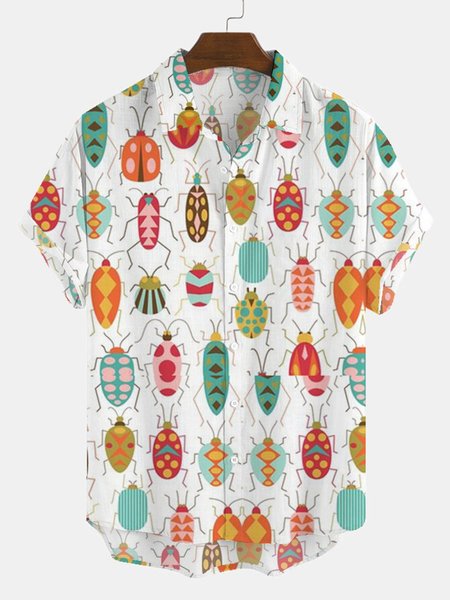 

Casual Shirt Collar Shirts & Tops, As picture, Shirts