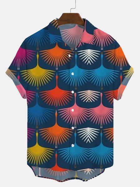 

Casual Shirt Collar Shirts & Tops, As picture, Shirts