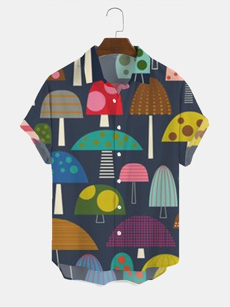 

Casual Shirt Collar Shirts & Tops, As picture, Shirts