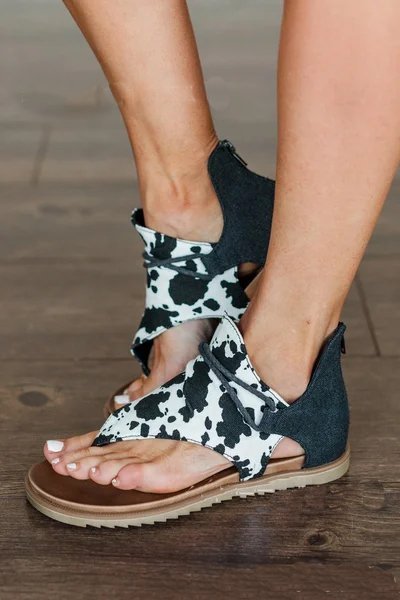 

Pu Sandals, White, Shoes