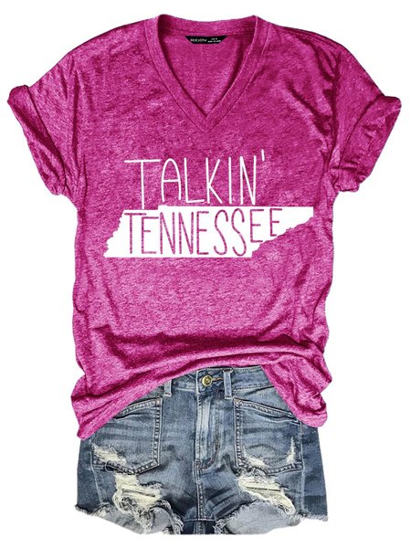 

Talkin' Tennessee Women Tee, Rose red, T-shirts