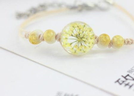 

Hand catenary, Yellow, Necklaces