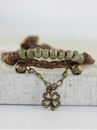 

Alloy Bracelets, Green, Bracelets & Anklets