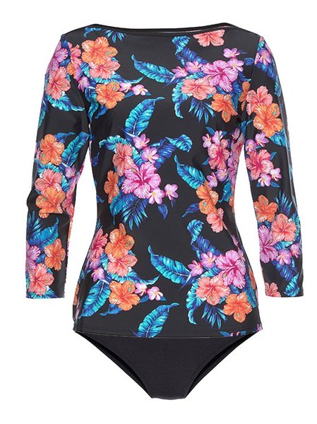 

Holiday Floral Swimwear, As picture, Swimwear