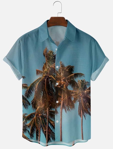 

Casual Printed Shirts & Tops, Blue, Men's shirts
