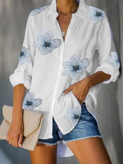 

Shift Casual Long Sleeve Blouse, White, Shirts & Blouses