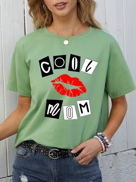 

Cool Mom Graphic Tee, Army green, T-shirts