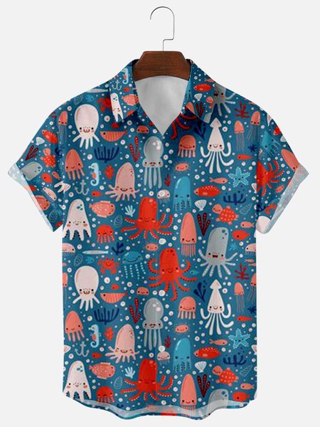 

Casual Shirts & Tops, As picture, Short Sleeves Shirts