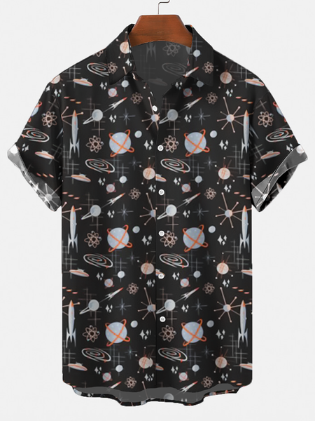 

Holiday Shirts, Black, Men's Floral shirt