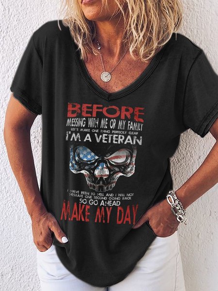 

Veteran Women's T-Shirt, Black, T-shirts