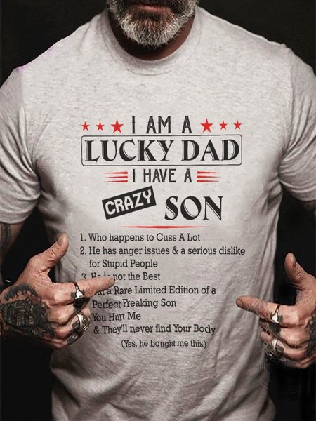 

Special Gift For Dad Fit Mens Tee, White, T-Shirts