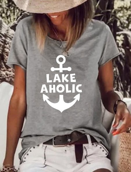 

Lakeaholic Shirt, Gray, T-shirts