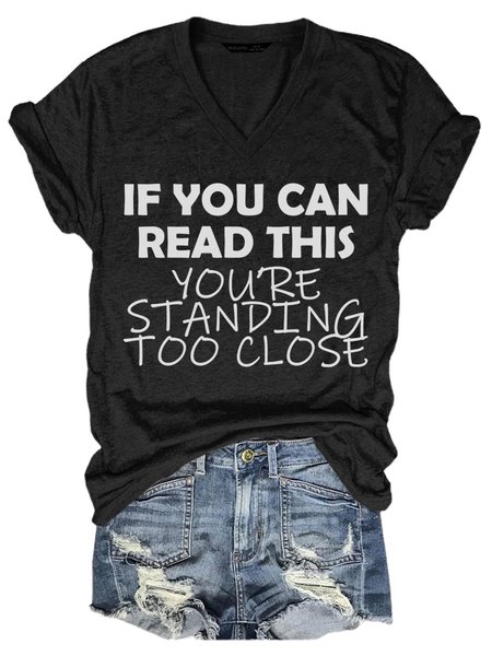 

Standing Too Close Women Tee, Black, T-shirts