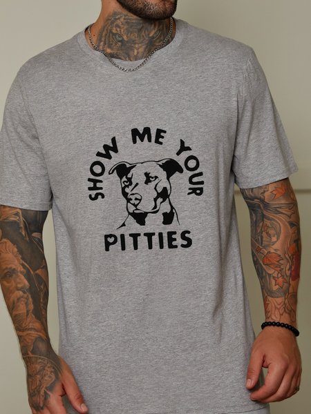 

show me your pitties tee, Gray, T-shirts