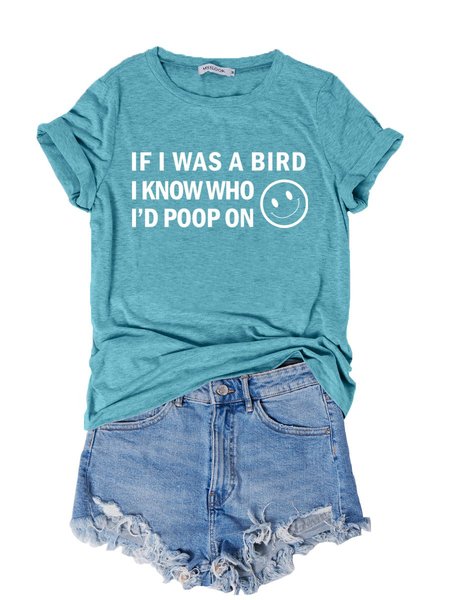 

If I Was A Bird Women Tee, Turquoise, T-shirts